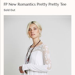 🔥SALE🔥 + FREE PEOPLE + New Romantics Top